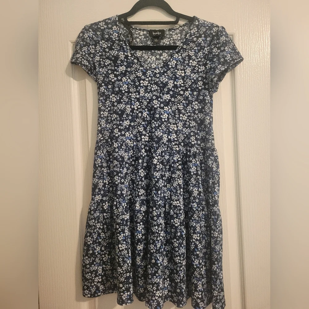 blue flowy dress - Picture 1 of 1